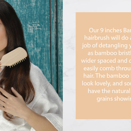 Wooden Detangling Hair Brush