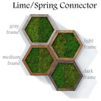 Lime/Spring connector / Gray wood