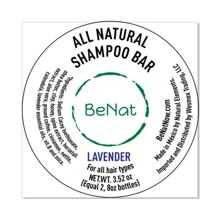 All-Natural Shampoo Bar. Plastic-Free