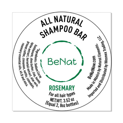 All-Natural Shampoo Bar. Plastic-Free