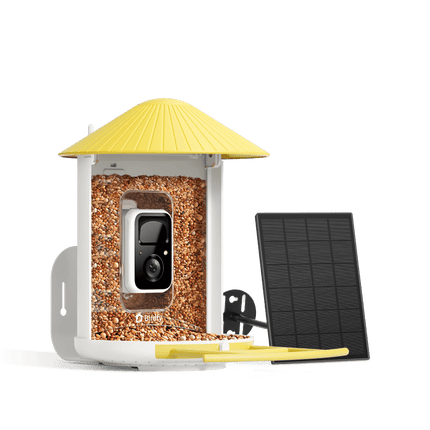 Birdfy Feeder with Solar Panel - Solar-Powered Smart Bird Feeder with Camera