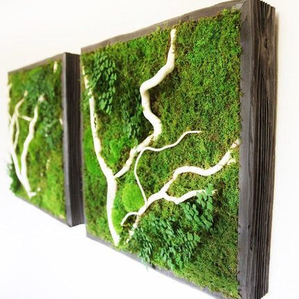 White Winding Branch 24” X 24”
