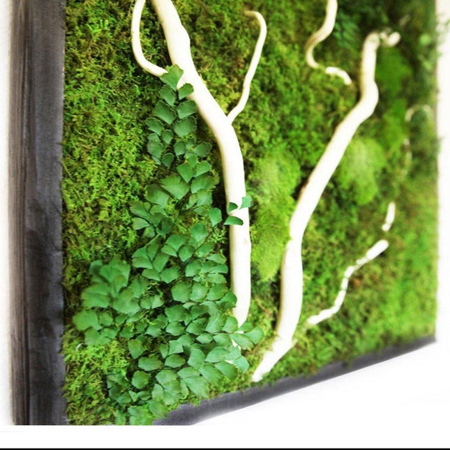 White Winding Branch 24” X 24”