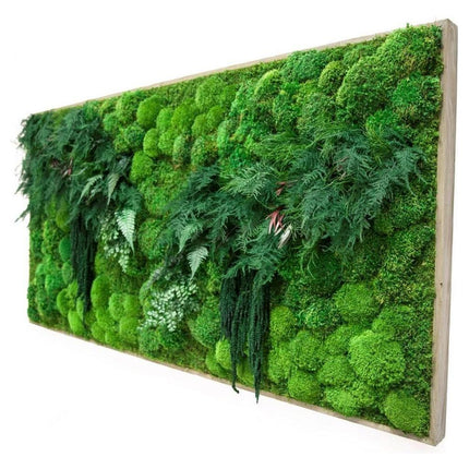 Moss & Ferns - 68" x 33" Oversized Statement Piece - Vertical or Horizontal